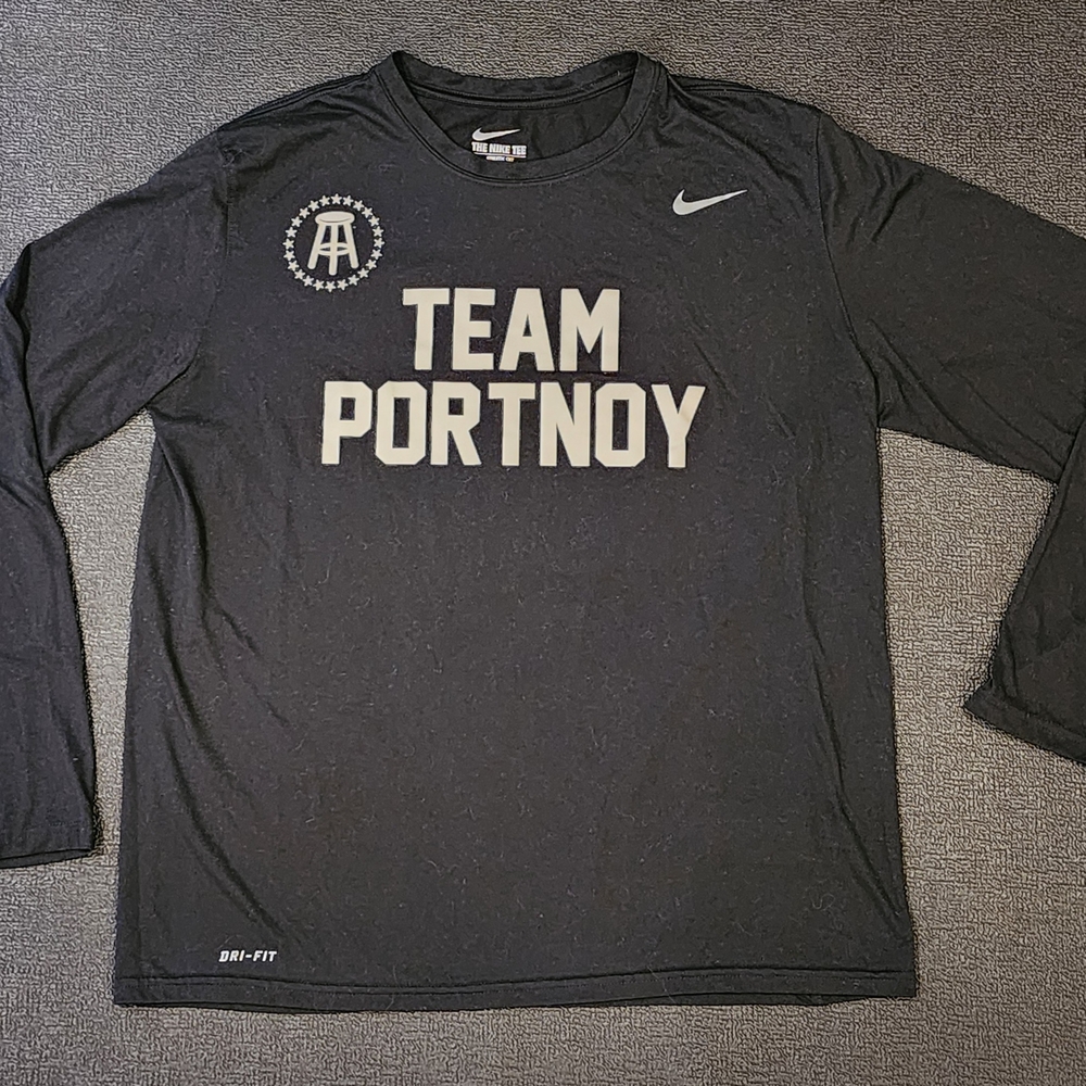 Nike Black Team Portnoy Long Sleeve Tee